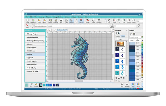 Hatch 2 Embroidery Software – Professional Digitizing Suite (Instant Download)