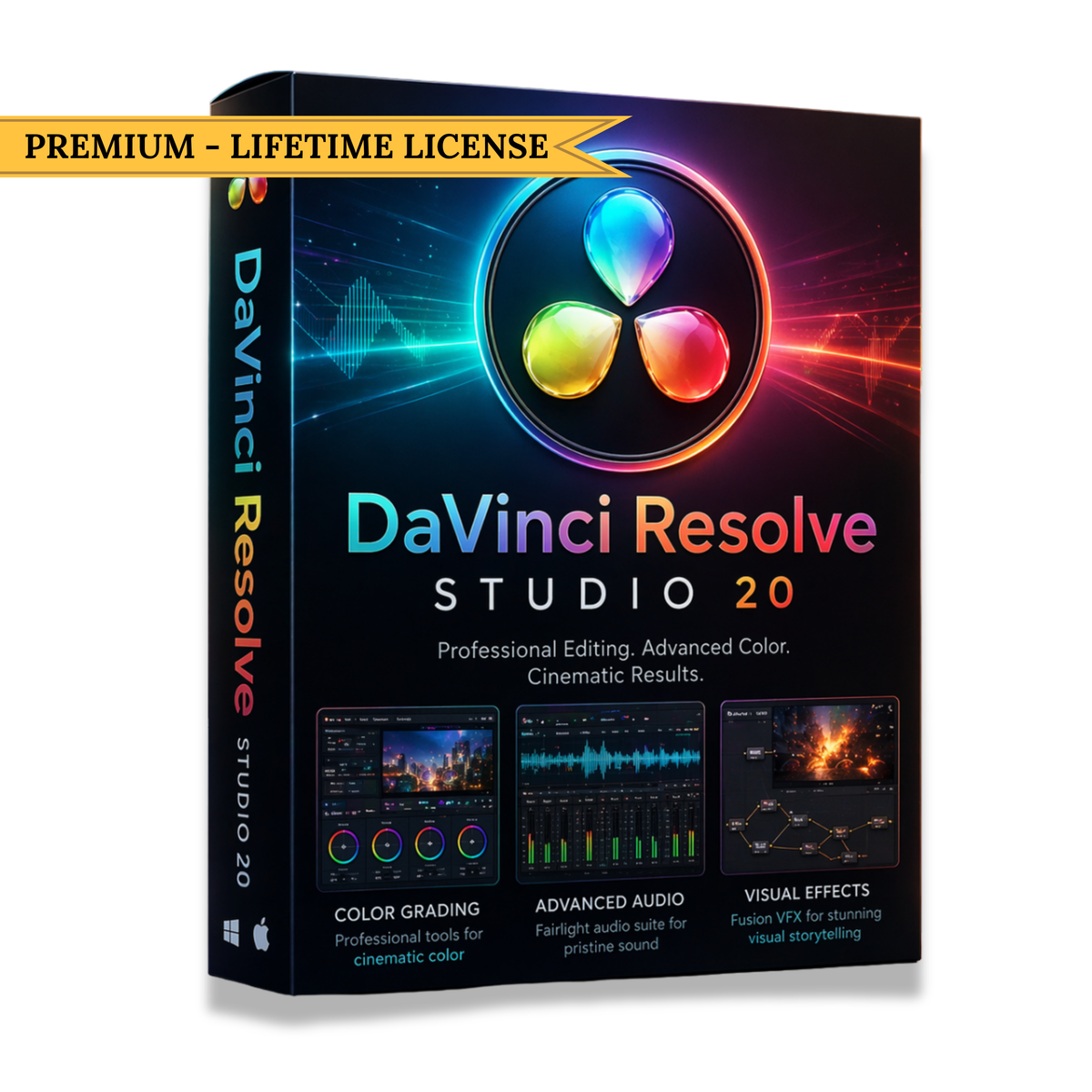 DaVinci Resolve Studio v20 Lifetime License (Instant Download)