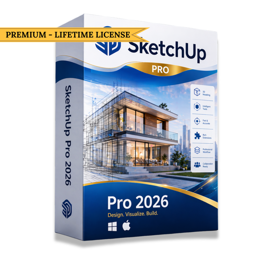 SketchUp Pro 2026 Full Version Lifetime (Instant Download) MacOS and Windows