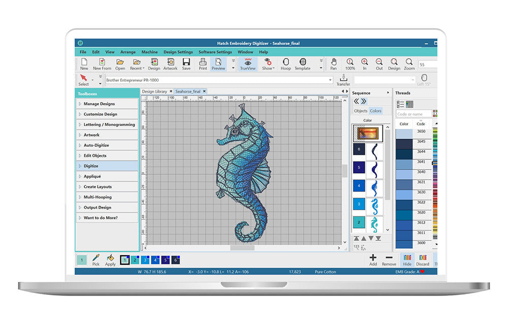 Hatch 2 Embroidery Software – Professional Digitizing Suite (Instant Download)