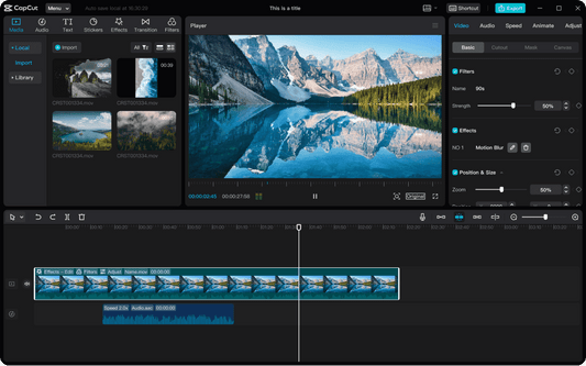 CapCut Pro Lifetime License | Instant Download | Video Editing Software for PC
