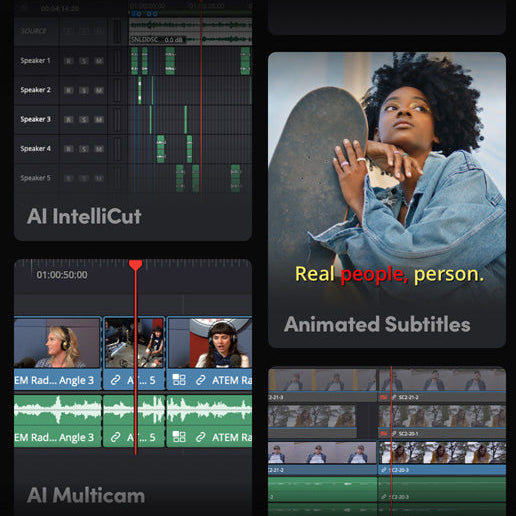 DaVinci Resolve Studio 21 - Lifetime License for Windows & macOS (Instant Download)